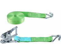Connex B34416 - Kit de seguridad laboral (poliéster) | 2000 kg de carga máxima - Hecho de poliéster - Correa tensora - Seguridad de carga - Correa de trinquete - 6 m x 38 mm