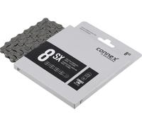 Connex Cadena de acero inoxidable 8sX 8 velocidades gris 8 velocidades