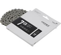 Connex Cadena para E-Bikes 7E8 1 velocidad gris 1 velocidad / 124 eslabones