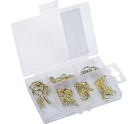 Connex DP8500104 DP8500104-Surtido rosca, piezas, varios, preclasificados en práctica plástico, uso universal, juego de ganchos, caja surtida, 42 Teilig