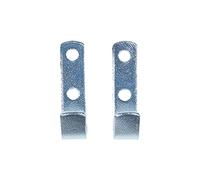 Connex DY270661 - Ganchos planos (65 x 20 mm, carga máxima de 170 kg, acero galvanizado, 2 unidades)