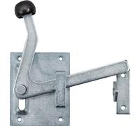 Connex DYB2900011 DYB2900011-Trampa para Puerta de jardín (80 x 100 mm, con Ganchos, Derecha e Izquierda, Azul galvanizado