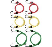 Connex Juego de 6 Piezas de Repuesto para 60 cm, 80 cm y 100 cm de Bei Dunkelheit reflektierend Dehnbar & reißfest Für Ladesicherungen Aller Art/Spanngummi mit 2 Haken/Expander / DY2706 76