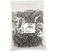 Connex KL3264040 - Tornillos universales (4,0 x 40 mm, 1 kg, cabeza avellanada, accionamiento Torx TX, rosca parcial, acero inoxidable/juego de tornillos/tornillos en bolsa