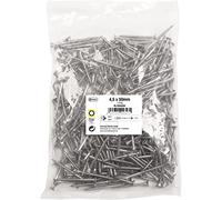 Connex KL3264550 - Tornillos universales (4,5 x 50 mm, 1 kg, cabeza avellanada, tracción TX, rosca parcial, acero inoxidable, juego de tornillos/tornillos en bolsa)