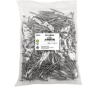 Connex KL3265050 - Tornillos universales (5,0 x 50 mm, 1 kg, cabeza avellanada, Torx TX, rosca parcial, acero inoxidable, juego de tornillos/tornillos en bolsa