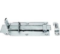 Connex Pestillo de cerradura de 65 x 160 mm, recto, galvanizado, pestillo de puerta, cierre, tirador para cerrar, cerradura de puerta, herraje, DYB2204031, galvanizado azul