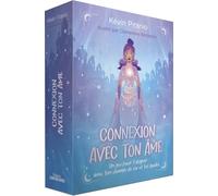 Connexion avec ton âme: Un jeu pour t'aligner avec ton chemin de vie et tes guides. Ce coffret contient : un plateau de jeu, un livre, 26 cartes "signes", 5 pions, 2 dés et un pochon satiné