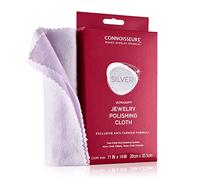 Connoisseurs Limpiador de joyas de tela de pulido de plata, 28 cm x 35,5 cm, no aplicable, NA