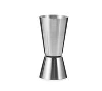 Cono Cóctel Jigger Acero Inoxidable Doble Tiro Medida Taza Doble Extremo A Prueba De Fugas Plata(Type 1-25-50ml)