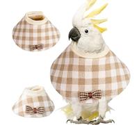 Cono curativo aviar - Collar para pájaros para mascotas, escudo de seguridad para plumaje | Módulo de accesorios de terapia de apoyo de bienestar de plumas, conjunto de estructura de recuperación de c