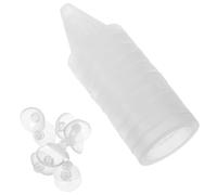 Cono de Alimentación para Peces y Gusanos Rojos, 10 Piezas Plástico | Ventosa Extraíble, Flotante Libre, Protege Alimento Natural para Acuario, Uso Peces, Incluye Accesorios Color Aleatorio