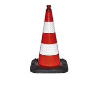 Cono de balizamiento, UE 2 unid. Moravia, retrorreflectante