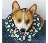Cono de cabeza o cuello de perro - Collar isabelino suave para mascotas después de la cirugía, mordeduras, recuperación, médico para dejar de lamer las patas anti picazón (3XL, azul)