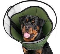 Cono de cuello de perro ligero para gatos, collar isabelino, lavable, para recuperación de mascotas, para después de cirugías