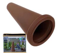 Cono de desove de Peces - de cría de Acuario de 300 g, decoración de pecera de Arcilla | Incubadora de Peces Decorativa, Barril para ángel, Disco, freír, hábitat Funcional Seguro, Accesorio