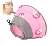 Cono de gato - Collar de recuperación ajustable para perro, cono protector suave para el cuello | Collar transpirable para perros para gatos y cachorros, antimordeduras, antilamidos, heridas