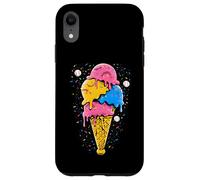 Cono de Goteo de Helado de béisbol Divertido para jóvenes y niños Amantes de los Deportes Carcasa para iPhone XR