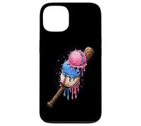 Cono de Goteo de Helado de béisbol Divertido para jóvenes y niños Amantes de los Deportes Carcasa para iPhone 13