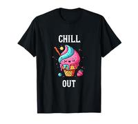 Cono de helado chill out kawaii Camiseta