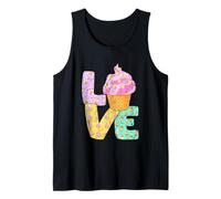Cono de helado Love Sweet Delight Camiseta sin Mangas