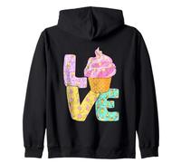 Cono de helado Love Sweet Delight Sudadera con Capucha