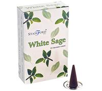 Cono de Incienso de Salvia Blanca Stamford, 15 Unidades