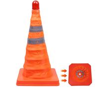 Cono de parque, Verkehrskegel, Robust orangefarbene Sicherheitskegel mit reflexivo Collares, Einfahrt-Straßenverkehrskontrolle, orangefarbene Konstruktion longlebige, 18 Zoll, für Parkplatz, Einfahrt,