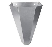 Cono de pollo en forma de embudo de acero galvanizado para una retención segura y eficaz de aves de corral de 6 a 14 libras, incluyendo asador rojo de Rhode Island y pavo