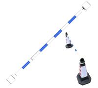Cono de Seguridad Vial Extensible con película Reflectante de 1,2 a 2 m, Barrera Ligera for estacionamientos.(Blue and White,1pc)