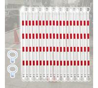 Cono de Seguridad Vial Extensible, de 90 cm a 180 cm, Paquete de 20, Rojo y Blanco, para Control de multitudes y barreras Viales comerciales, telescópicas para estacionamientos y Eventos.