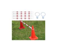 Cono de tráfico Extensible, Barrera de Seguridad retráctil Reflectante de Alta Resistencia para estacionamientos, 25 Unidades con Ajuste de Bucle de Cono estándar.