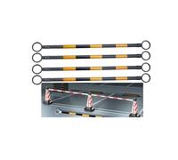 Cono de tráfico retráctil de Alta Resistencia de 1,2 a 1,8 m para Zonas de Seguridad Vial y Escolar. Amarillo Reflectante de Alta Visibilidad, 15 Unidades. Barrera de Seguridad Duradera y AJ