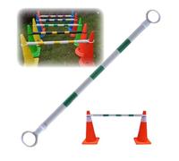 Cono de tráfico retráctil portátil de 4,1 a 6,56 pies, Cono Reflectante for estacionamiento en Carretera, Ideal for Conos y barreras de construcción.(Green and White,1pc)