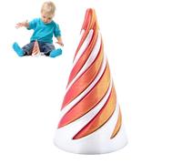 Cono en espiral Fidget Toy, Pyramid Passthrough Fidget, Stress Pyramid Fidget Fidget, Impossible Pyramid Passthrough Sculpture, cono en espiral impreso, juguete fidget toy, juguetes fidget toy