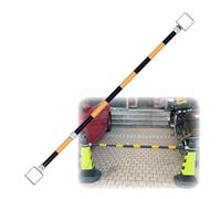 Cono Extensible telescópico de 1,2 a 1,9 m, Barra de Seguridad for estacionamiento, Barrera for construcción de Carreteras, Conos de Carretera excluidos(Yellow and Black,1pc)