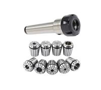 Cono Morse MT2 MT3 MT4 ER16 ER20 ER25 ER32, mango de herramienta MTA2/3/4 MTB2/3/4 + 9 Uds., pinzas de resorte for herramientas de torno de fresado, 1 ud.(MTB2-ER16(9PCS))