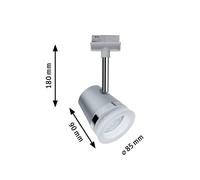 Cono URail Paulmann, ZigBee, CCT, cromo mate