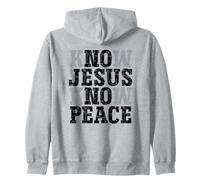 Conoce a Jesús Conoce la Paz Cristianismo Fe Cristiano Sudadera con Capucha