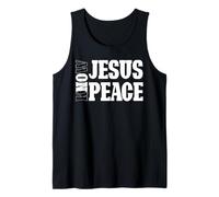 Conoce a Jesús Conoce la Paz Religión Dios Iglesia Regalos Cristianos Camiseta sin Mangas