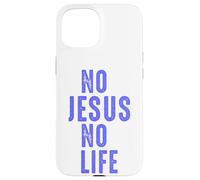 Conoce a Jesús Vida Fe Religioso Cristianismo Biblia Regalo Carcasa para iPhone 15