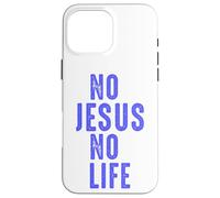 Conoce a Jesús Vida Fe Religioso Cristianismo Biblia Regalo Carcasa para iPhone 16 Pro MAX
