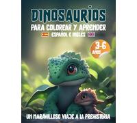 Conoce los dinosaurios pintando: Libro para colorear