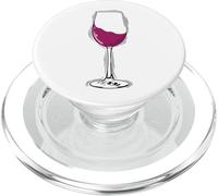 Conocedor del Vino de Cristal PopSockets PopGrip para MagSafe