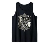 Conócete a ti Mismo Filosofía Griega Camiseta sin Mangas