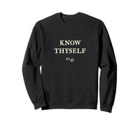 Conócete a ti Mismo Filosofía Griega Know Thyself Sudadera
