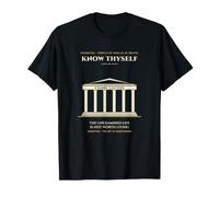 Conócete a ti Mismo Sócrates Delfos Filosofía Griega Camiseta