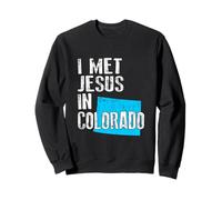 Conocí a Jesús en Colorado - Novedad Cristiana Sudadera