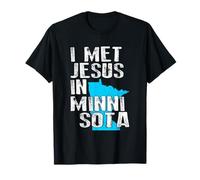 Conocí a Jesús en Minnesota - Novedad Cristiana Camiseta