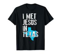 Conocí a Jesús en Texas - Novedad Cristiana Camiseta